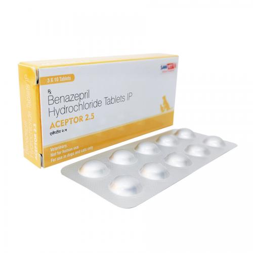 アセプター(フォルテコールジェネリック)犬猫用2.5mg 30錠
