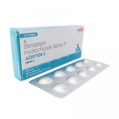 アセプター(フォルテコールジェネリック)犬猫用 5mg 30錠