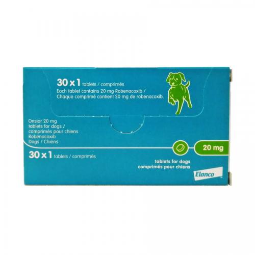 オンシオール20mg(中型犬用10-20kg)1箱30錠