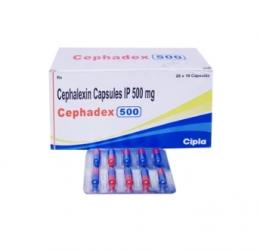 セファレキシン(CEPHADEX)500mg カプセル1シート10錠