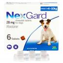 ネクスガード 28mg チュアブル 犬用 (4-10 Kg) 6錠