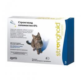 ストロングホールド猫用 (2.6-7.5kg)45mg0.75ml x 3本入り