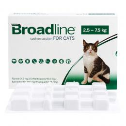 ブロードライン・スポットオン猫用(2.5kg~7.5kg)1箱3本入り