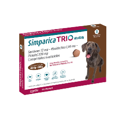 シンパリカトリオ 120mg 超大型犬用(40~60kg未満)3錠